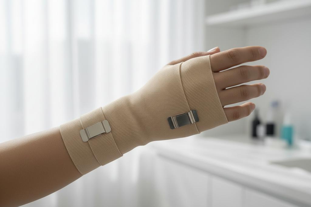 Clip Bandage on Hand – Enhanced