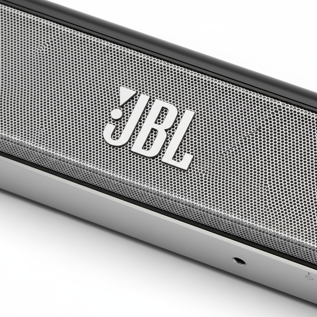 JBL Soundbar - Speaker Grille Detail Macro