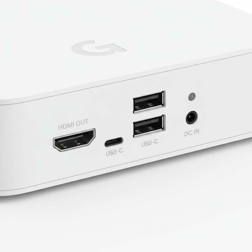 Google TV Box ports detail