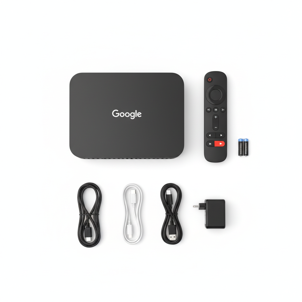 Google TV Box with remote