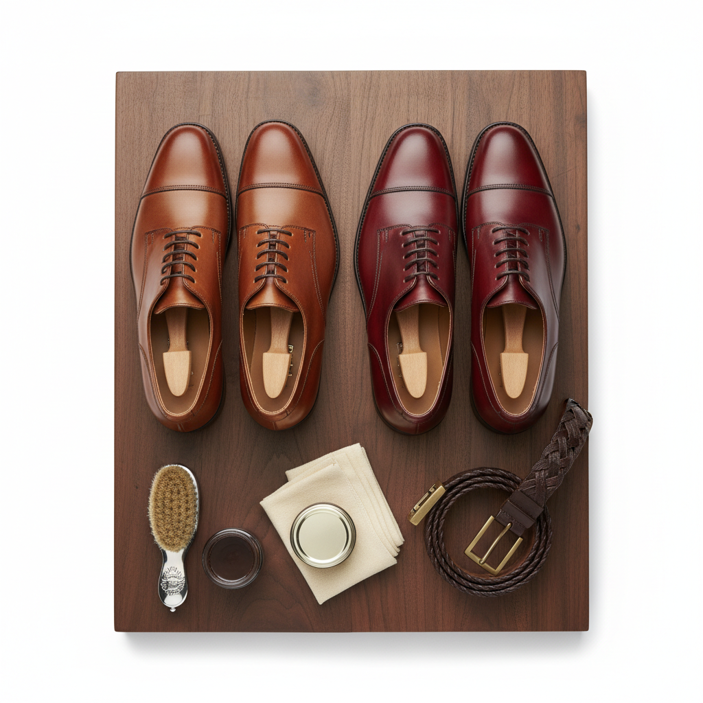 Oxford Shoes - Flat Lay