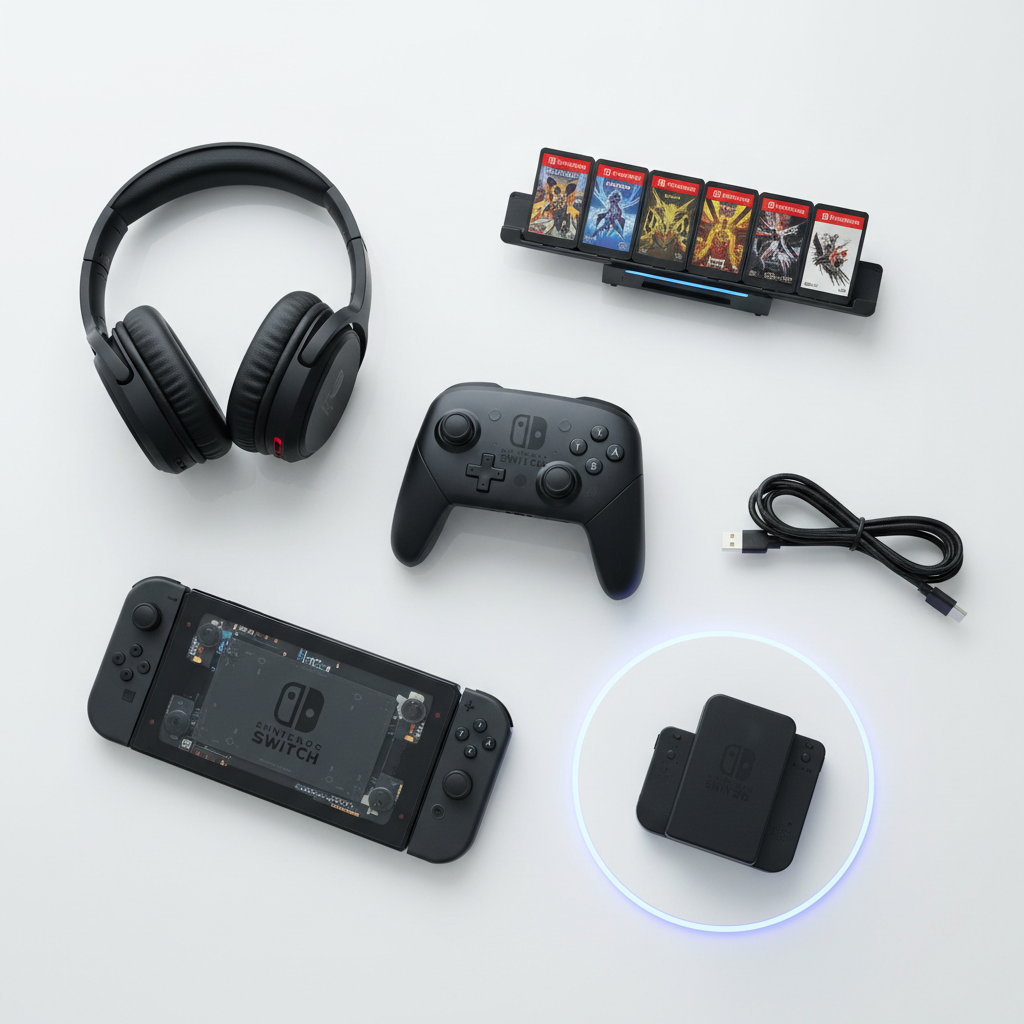 Pro Controller - Flat Lay