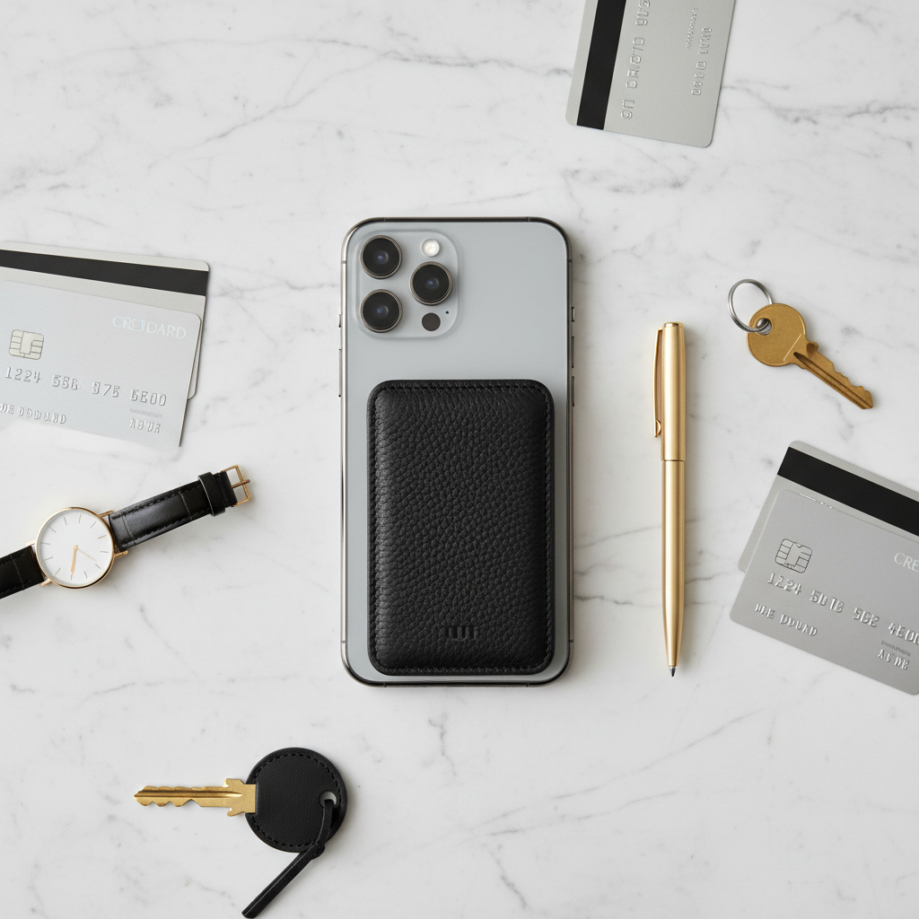 Magnetic Wallet - Flat Lay