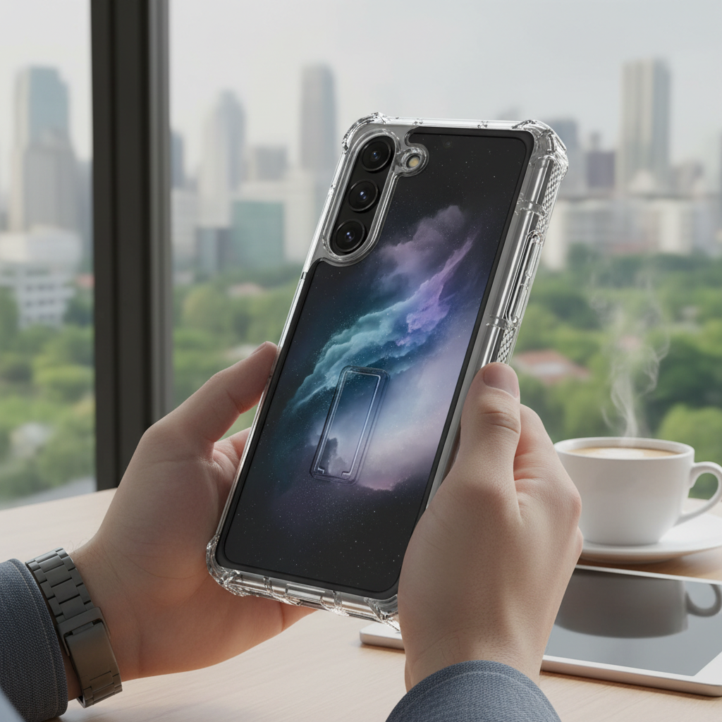 Galaxy Z Fold 7 with case