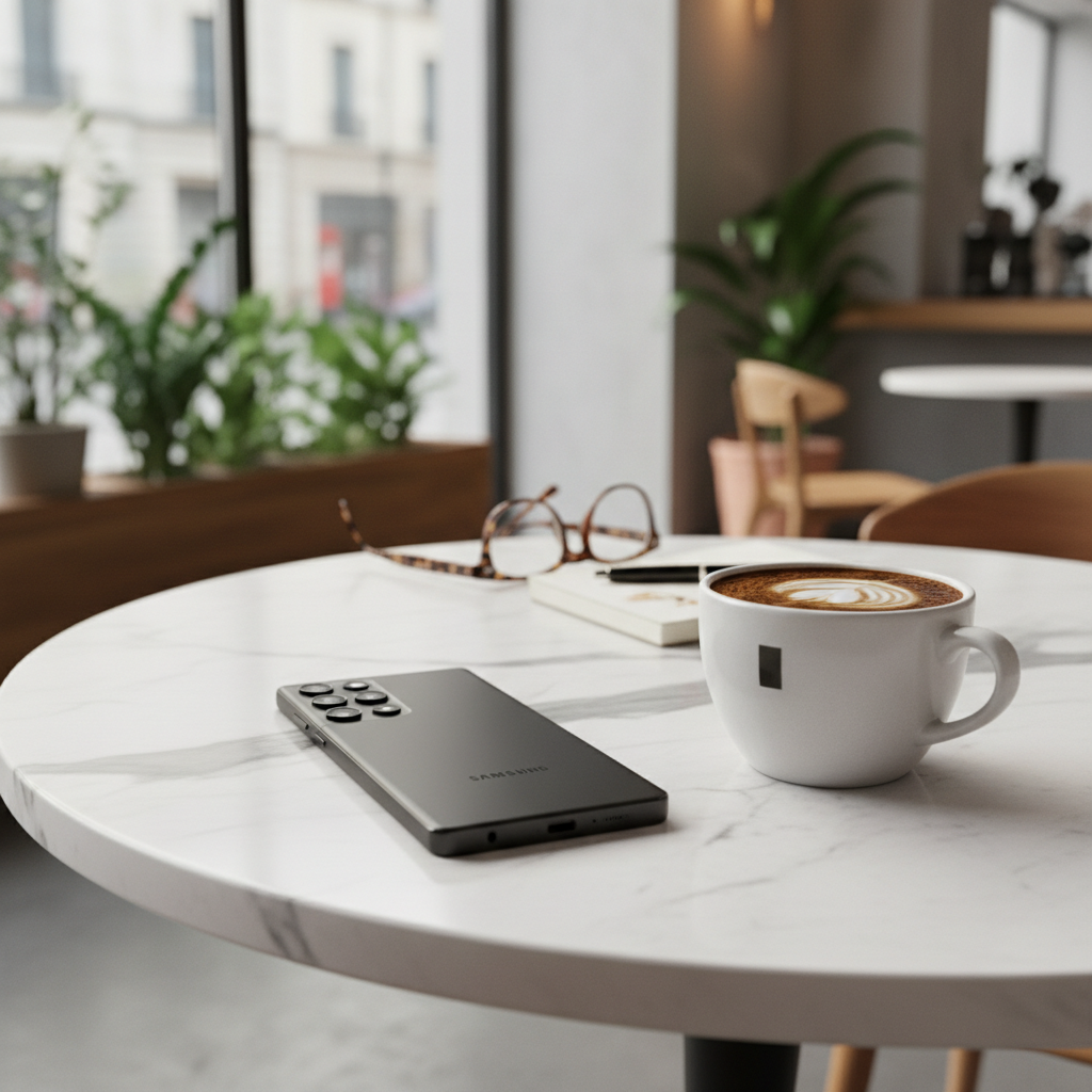 Galaxy S23 Ultra - Lifestyle Coffee Shop