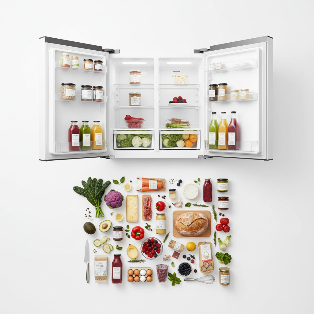 Refrigerator - Flat Lay