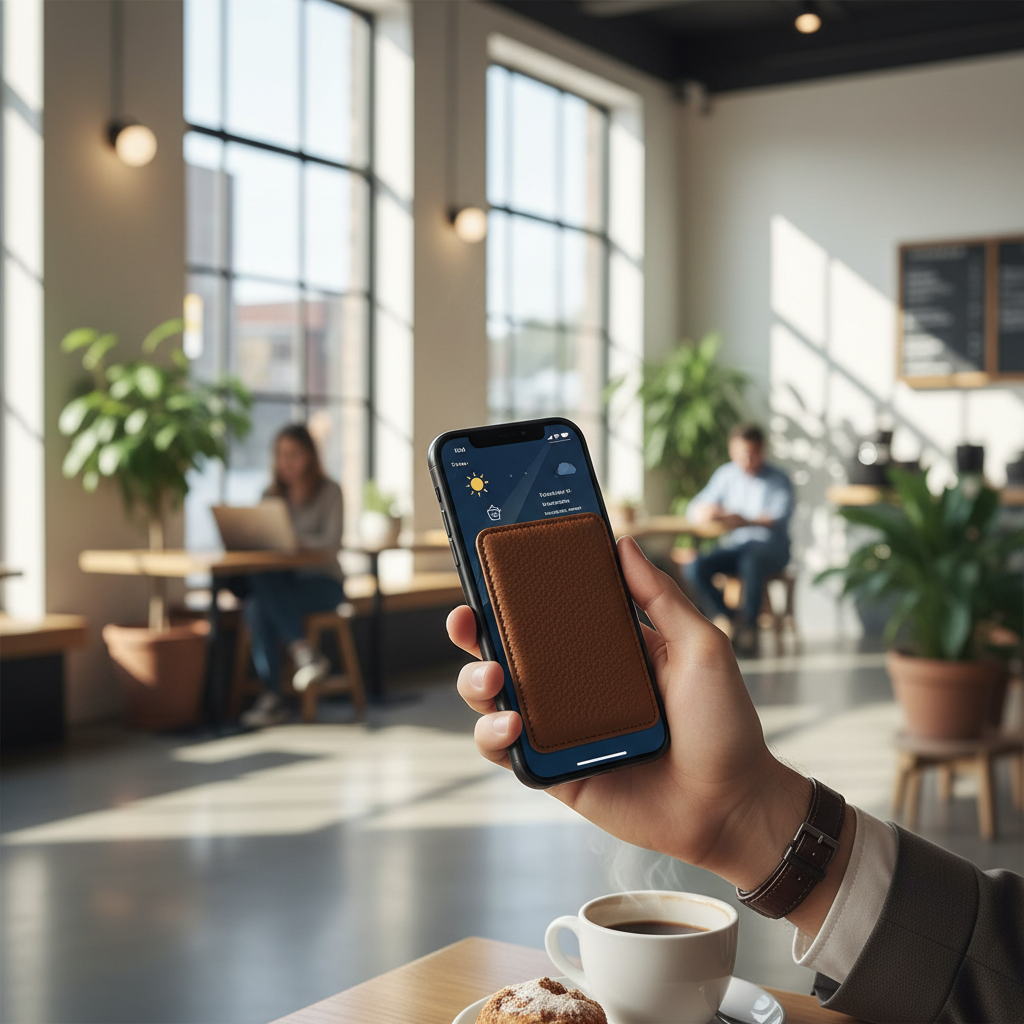 Magnetic Wallet - Lifestyle Coffee Shop