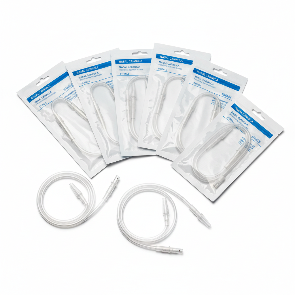Nasal Cannula Kit Flat Lay