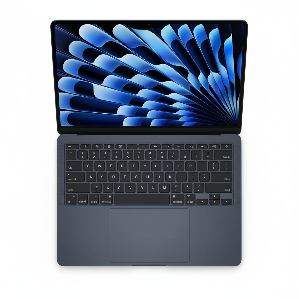 Overhead top-down view